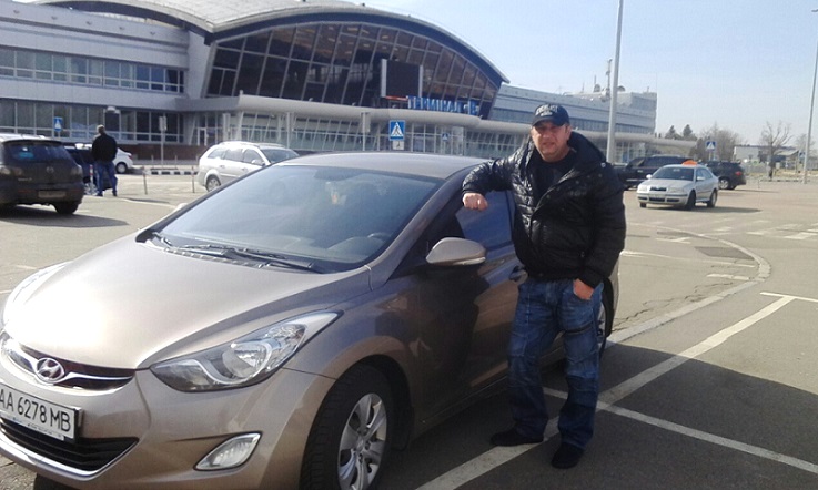 Taxi to Kiev airport Borispol, the driver understands English, cheap price.